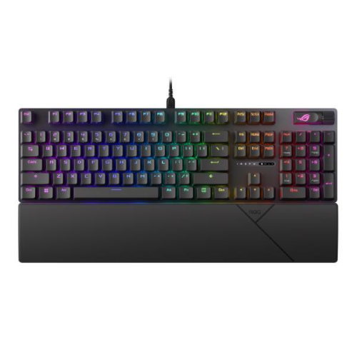 ASUS ROG STRIX SCOPE II X TASTIERA GAMING RGB INTERRUTTORI ROG NX SNOW V2 PRELUBRIFICATI E CON SCHIUMA AMMORTIZZANTE NERO